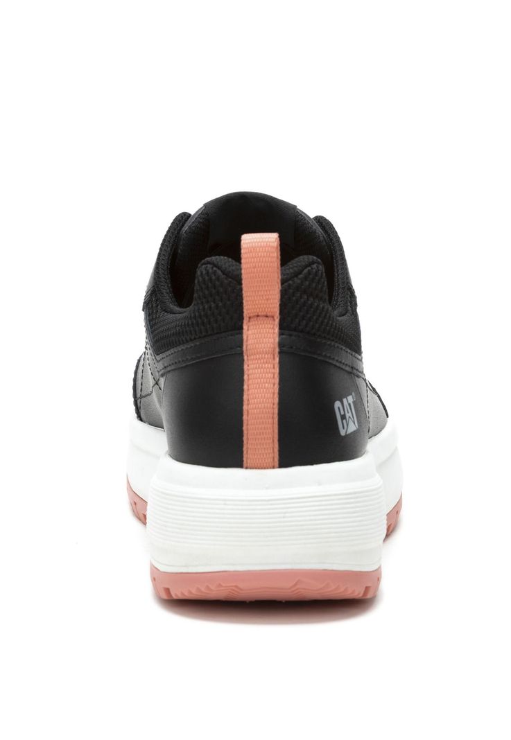 Zapatilla Cuero Mujer Flame Negro-5