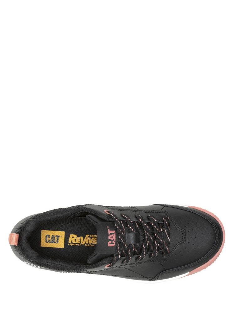 Zapatilla Cuero Mujer Flame Negro-6