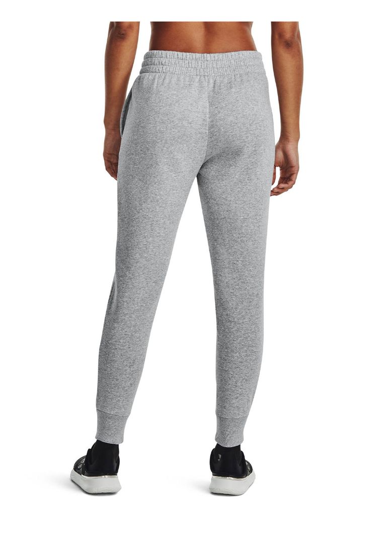 Joggers de polar UA Rival Gris para mujer-4