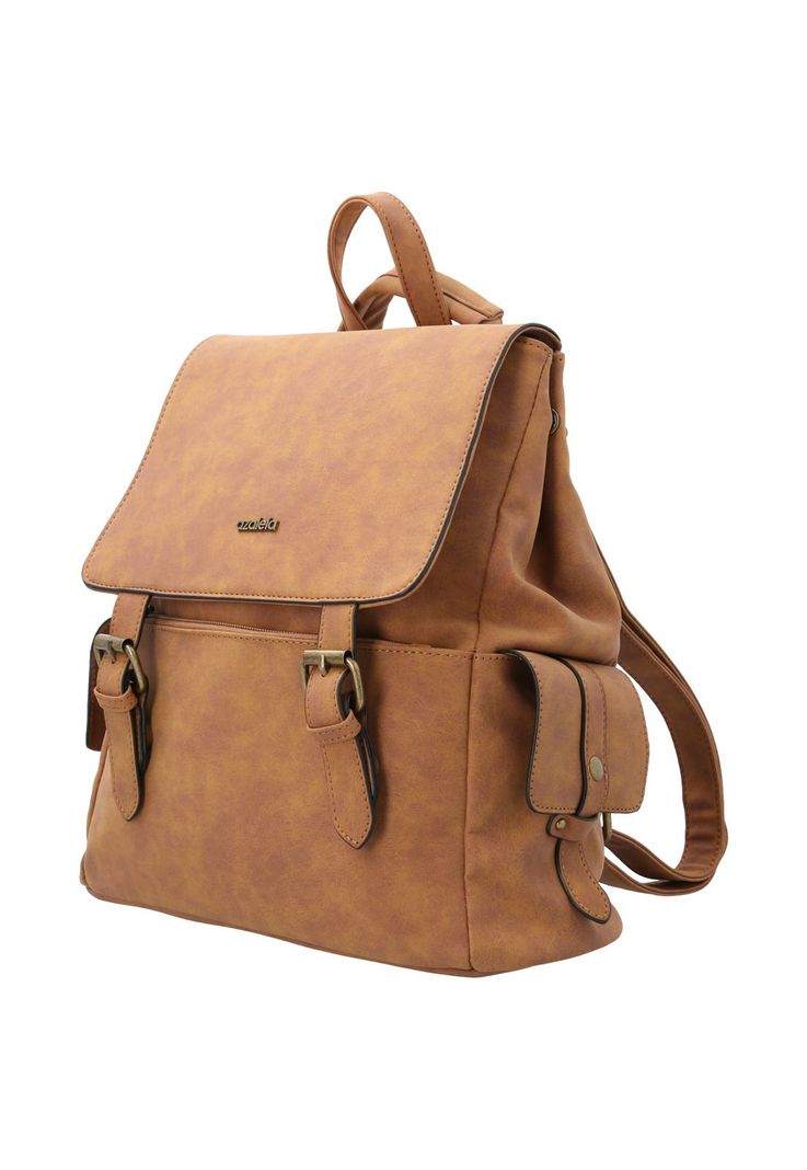 Cartera Rex Backbag Camel Mujer-1