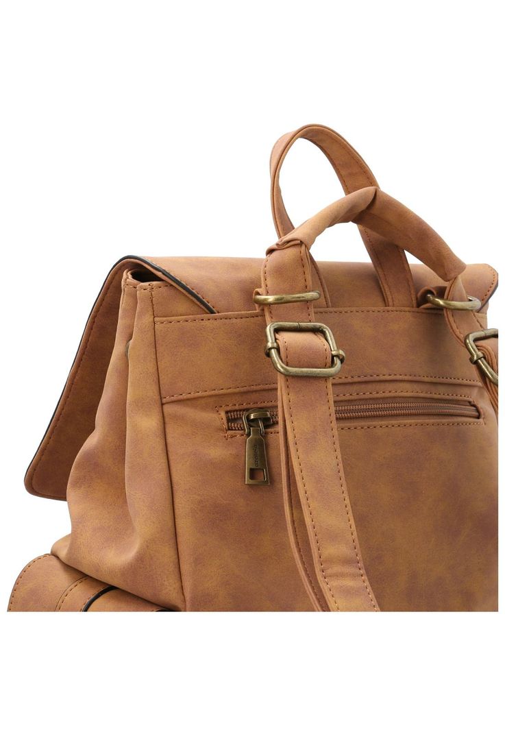 Cartera Rex Backbag Camel Mujer-2