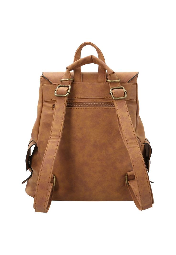 Cartera Rex Backbag Camel Mujer-3