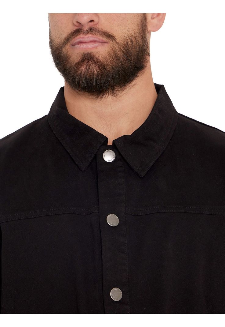 Camisa Manga Larga Hombre Naranja-1