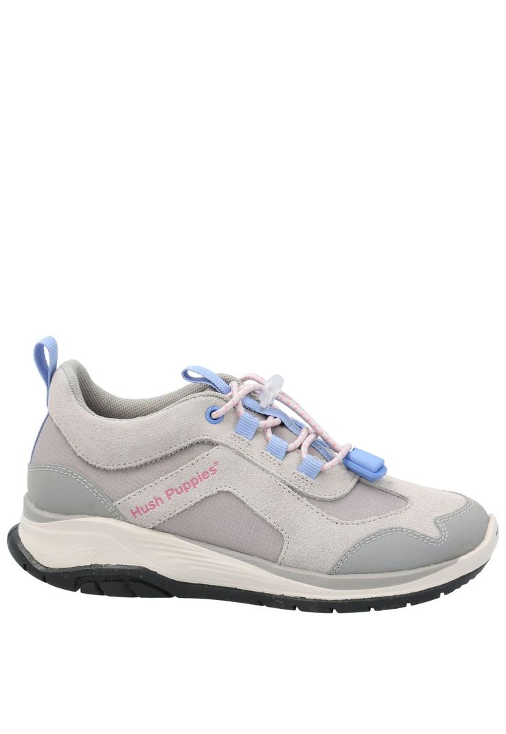 Zapatilla Cuero Niña Fastland Gris-1