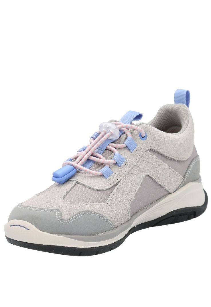 Zapatilla Cuero Niña Fastland Gris-4