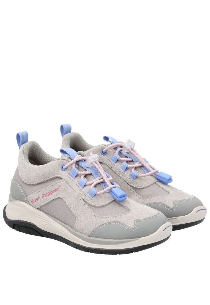Zapatilla Cuero Niña Fastland Gris-7