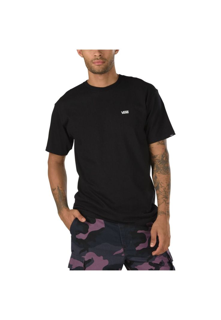 Polera M/C Hombre MN LEFT CHEST LOGO TEE Negra-0