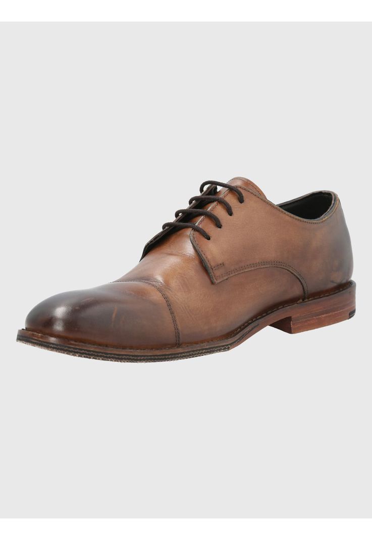 Zapato Cuero Café Claro Hombre Warren -3