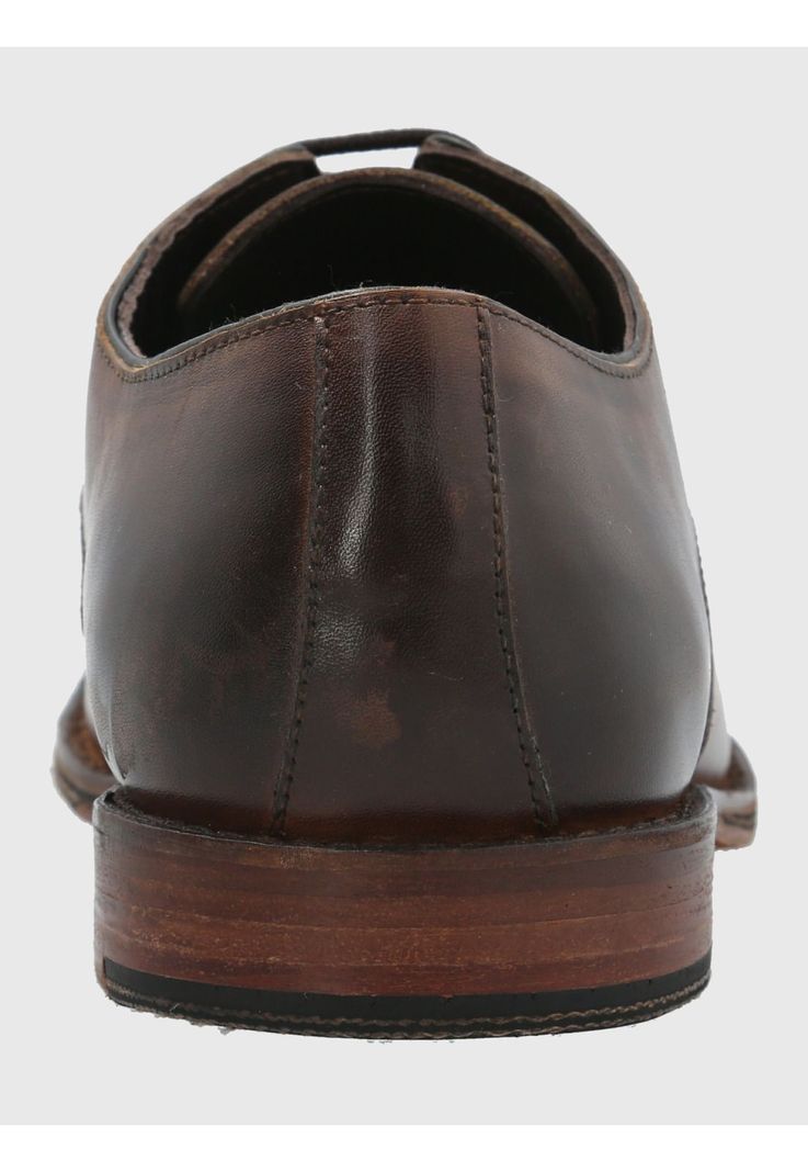 Zapato Cuero Café Claro Hombre Warren -5