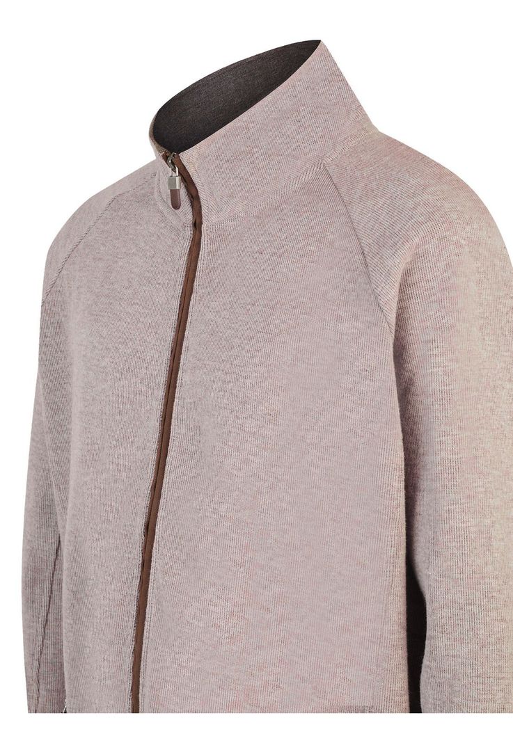 Polerón Algodón Orgánico Hombre Doble Beige-3