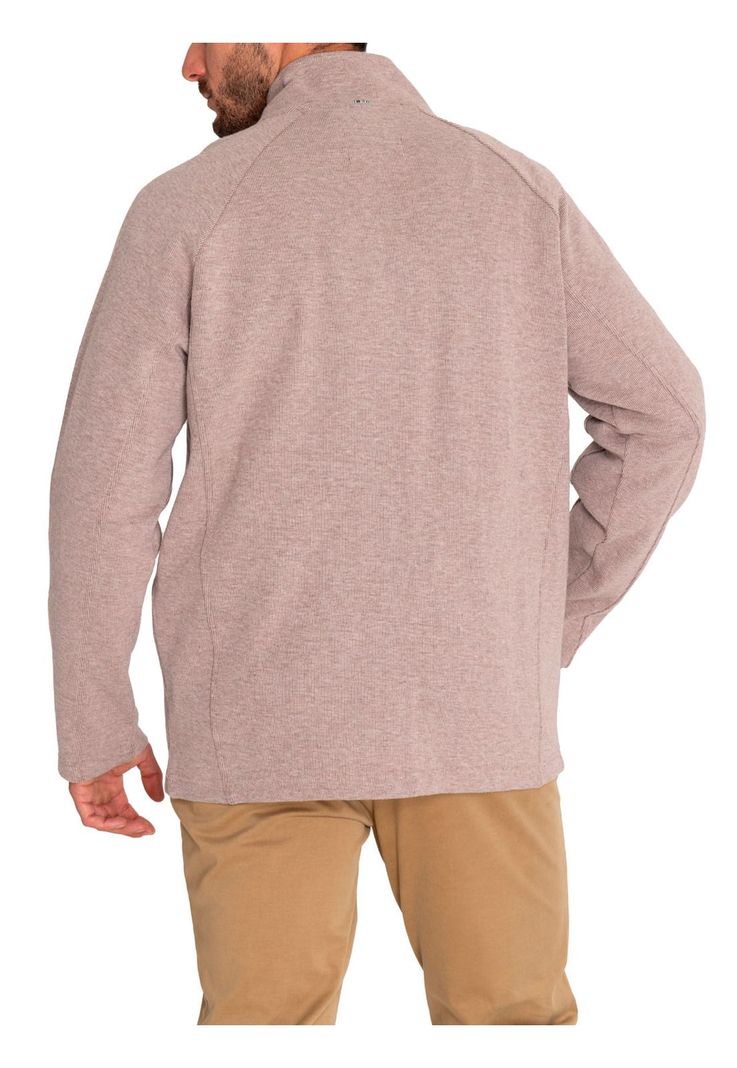 Polerón Algodón Orgánico Hombre Doble Beige-6