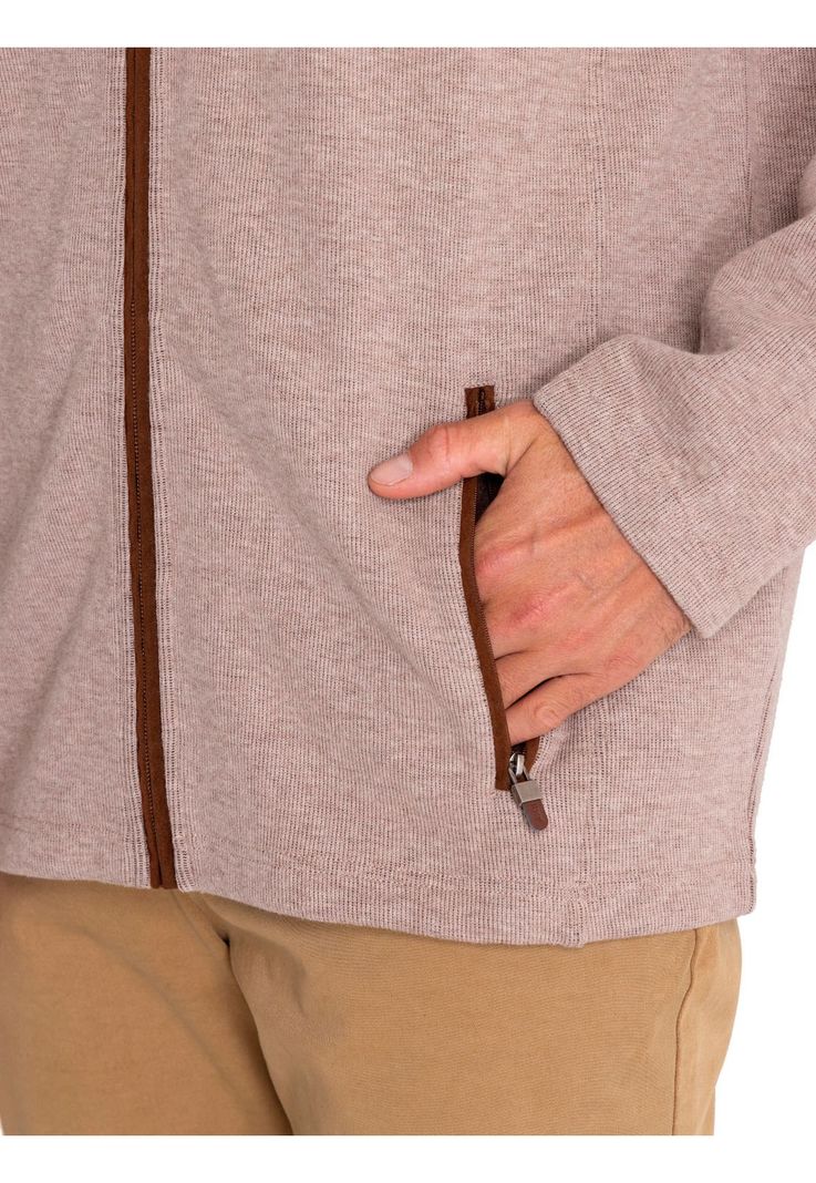 Polerón Algodón Orgánico Hombre Doble Beige-8