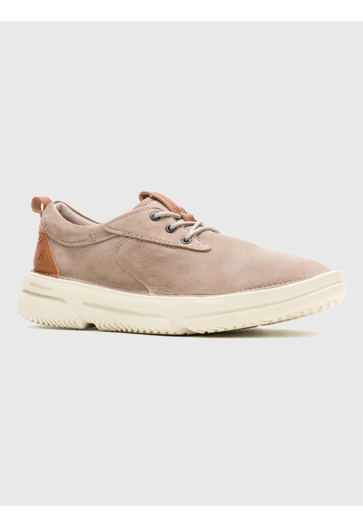Zapatilla Cuero Hombre Baylor Lace Up Gris-0