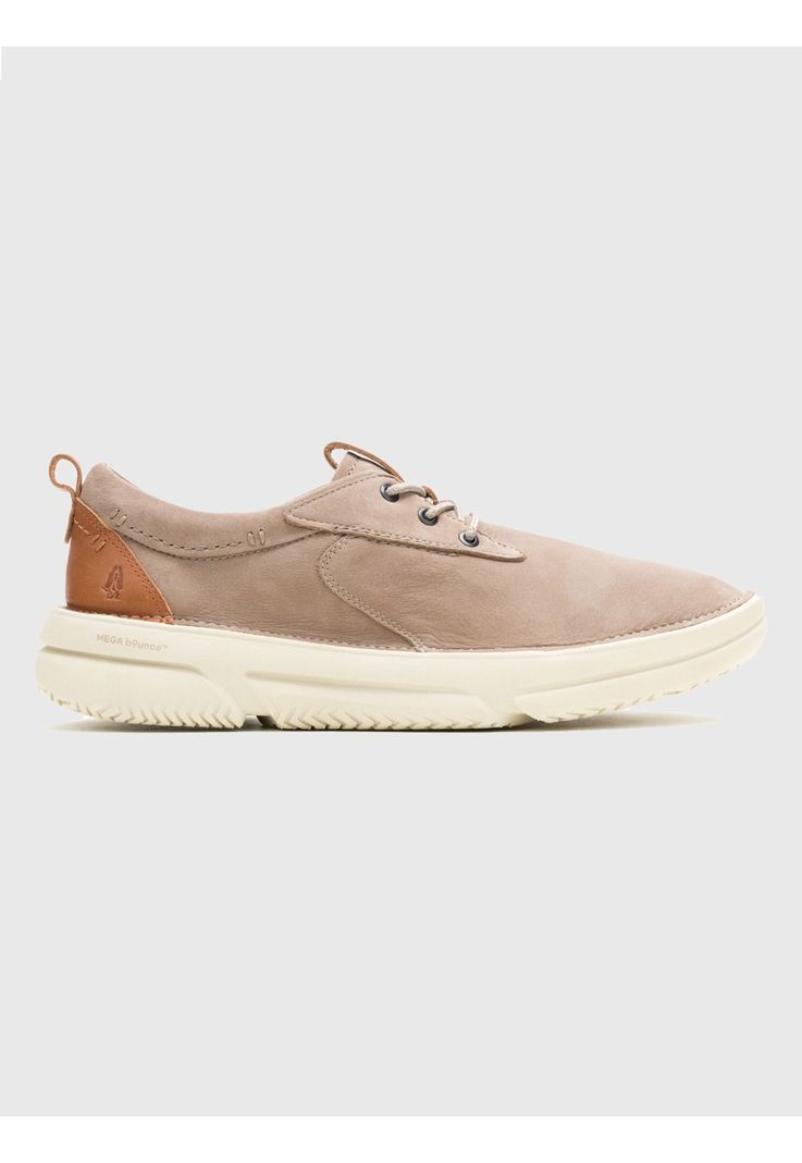Zapatilla Cuero Hombre Baylor Lace Up Gris-1
