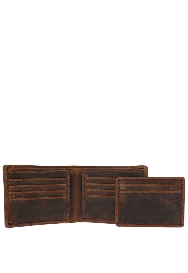Billetera Cnv/Cuero Hombre Jasper Ventana Café-2