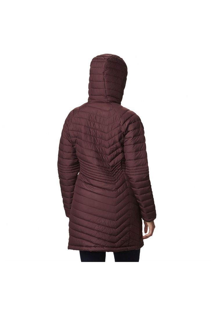 Parka Mujer Powder Lite Mid Jkt Rojo-2