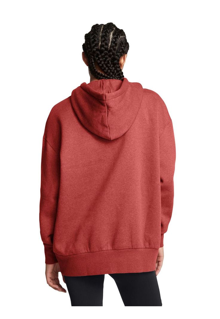 Polerón Oversize Icon para mujer Naranjo-4