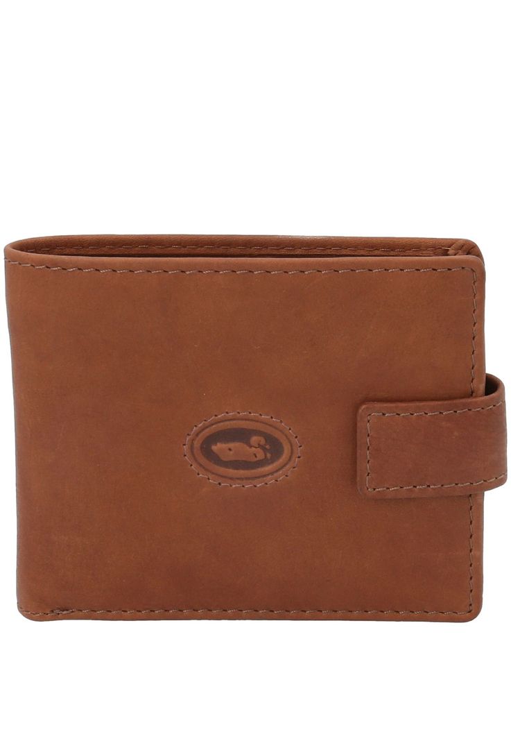 Billetera Cuero Hombre Whaq 8B Volante Café-0