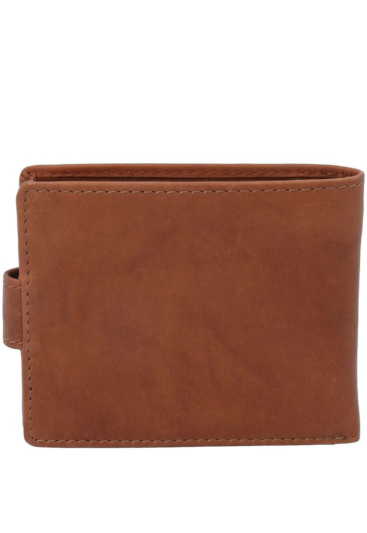 Billetera Cuero Hombre Whaq 8B Volante Café-1