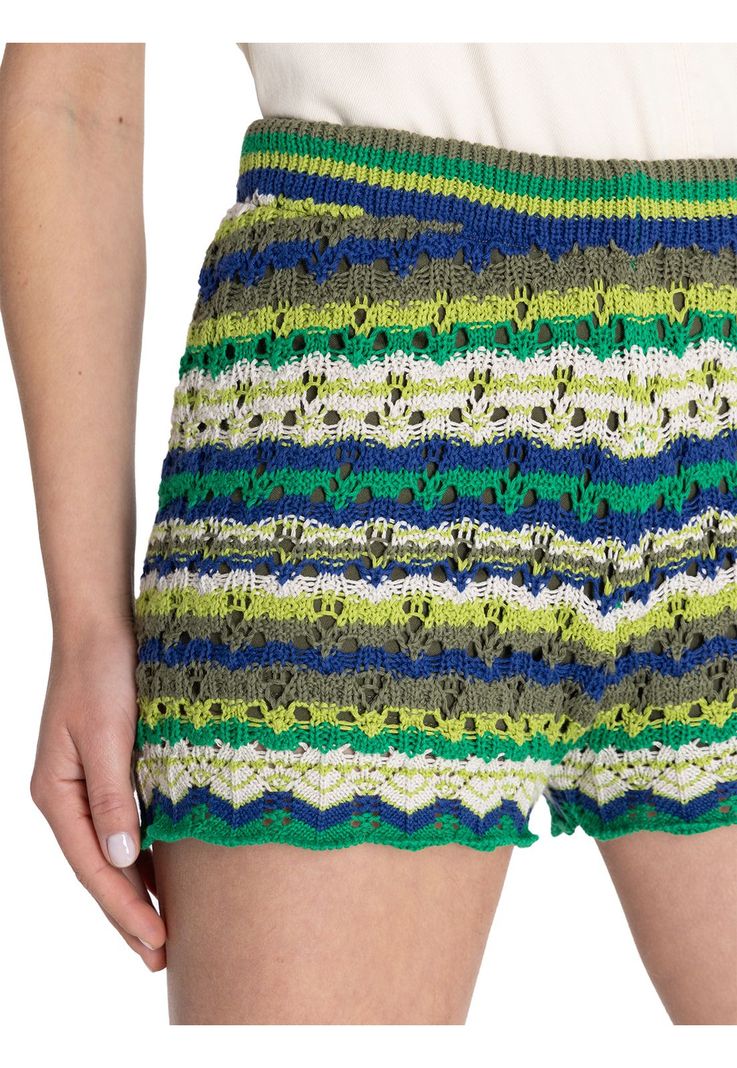 Short Algodón Orgánico Verde Robie Mujer -7