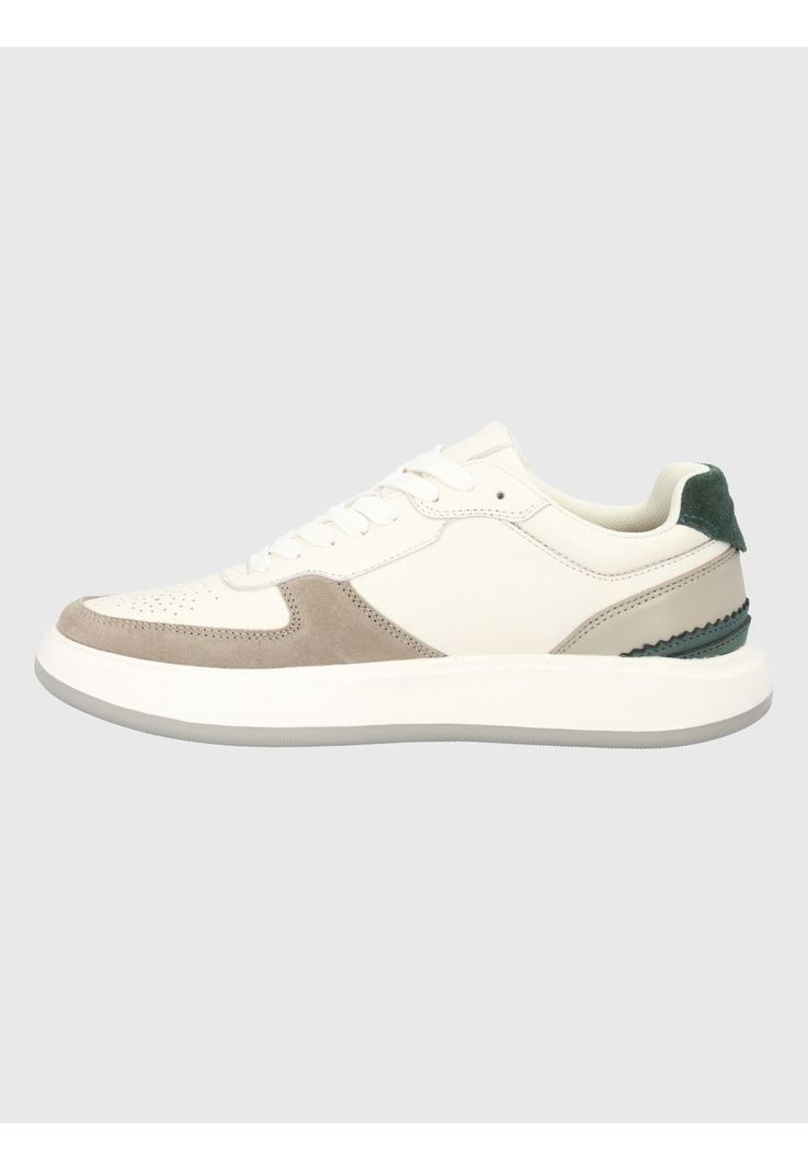 Zapatilla Cuero Blanco Hombre Mozze -4