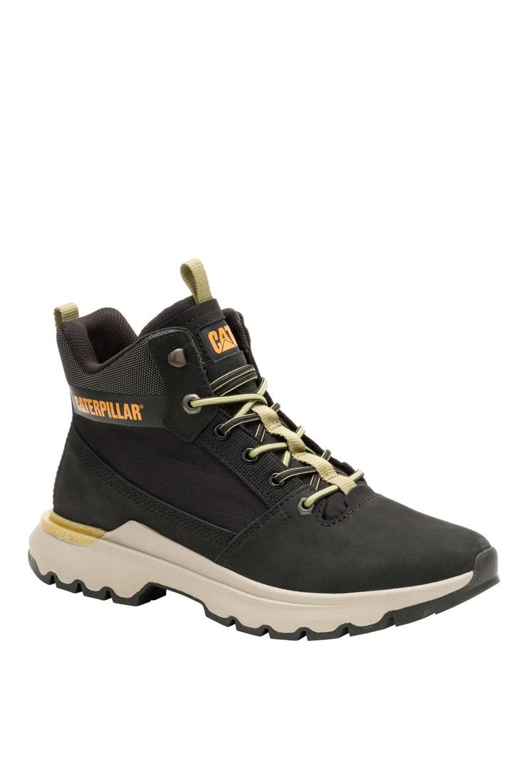 Zapatilla Cuero Hombre Colorado Sneaker Negro-0