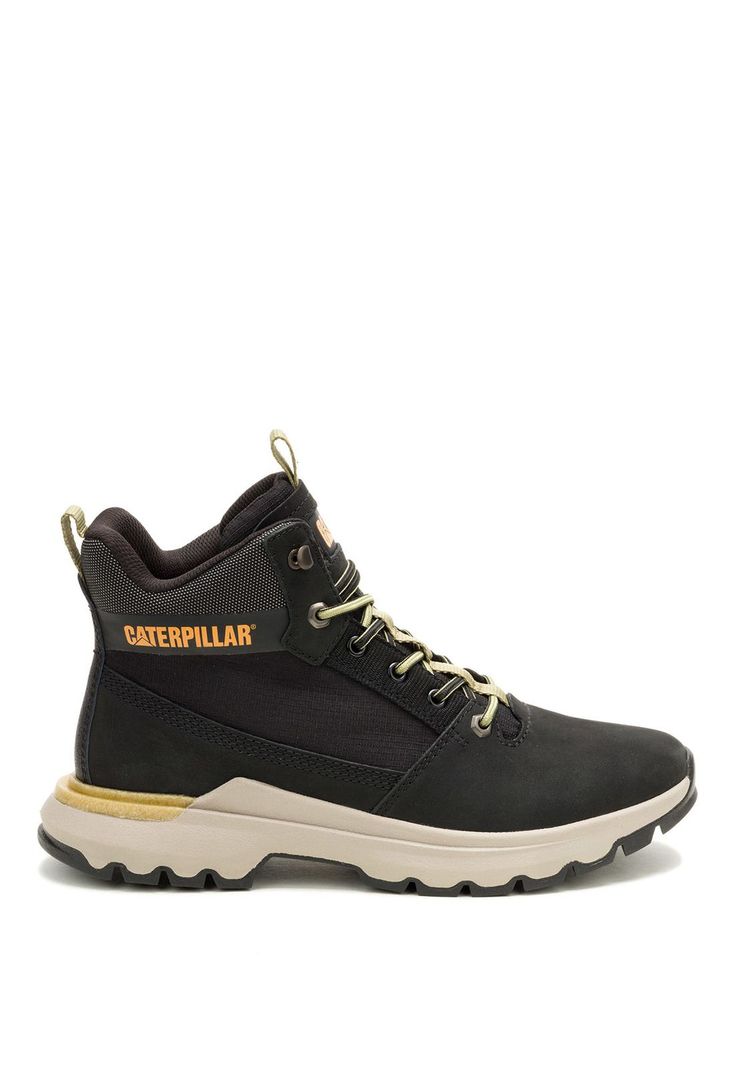 Zapatilla Cuero Hombre Colorado Sneaker Negro-1