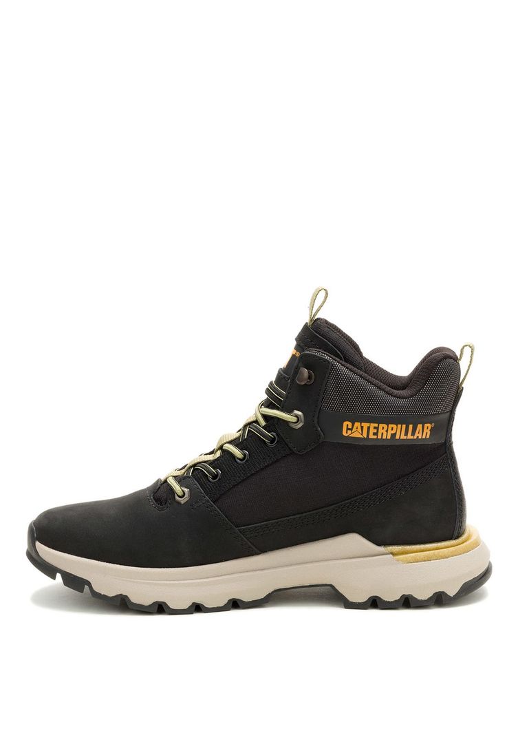 Zapatilla Cuero Hombre Colorado Sneaker Negro-3