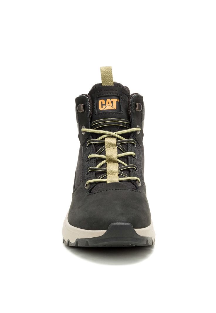 Zapatilla Cuero Hombre Colorado Sneaker Negro-4
