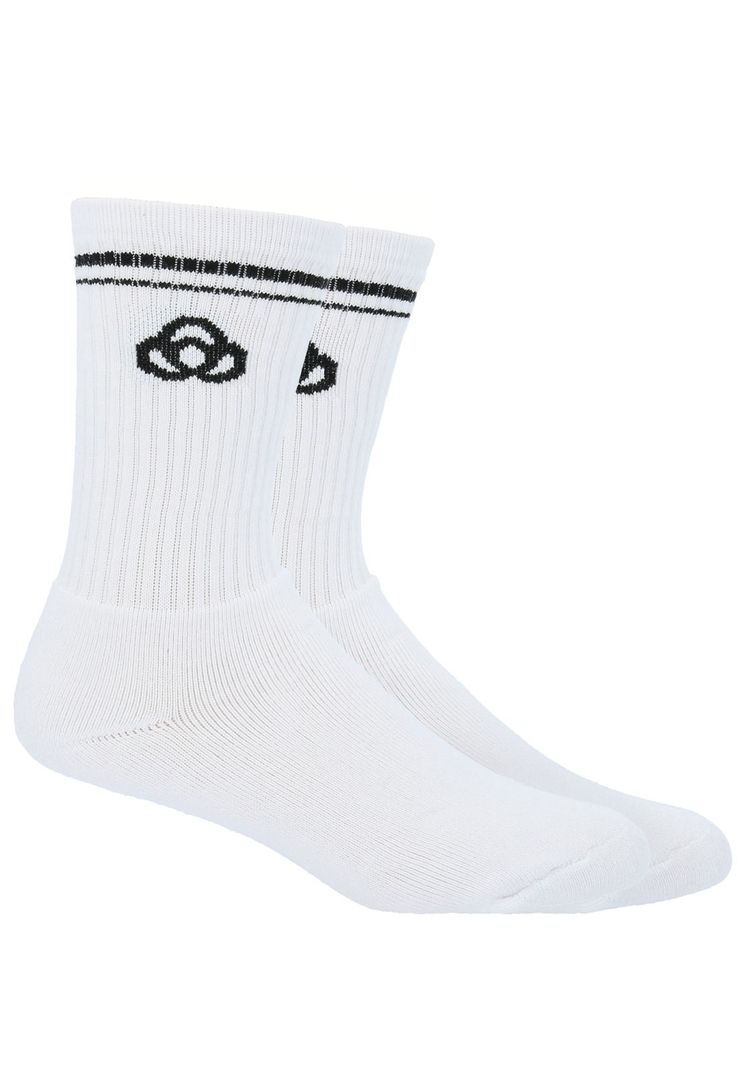 Pack 2 Calcetines Mujer Crew Cut Blanco-0