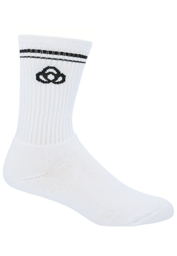 Pack 2 Calcetines Mujer Crew Cut Blanco-1