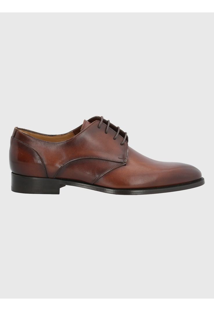 Zapato Cuero Café Hombre Messia -1