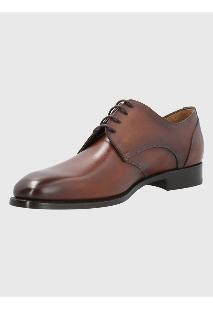Zapato Cuero Café Hombre Messia -4