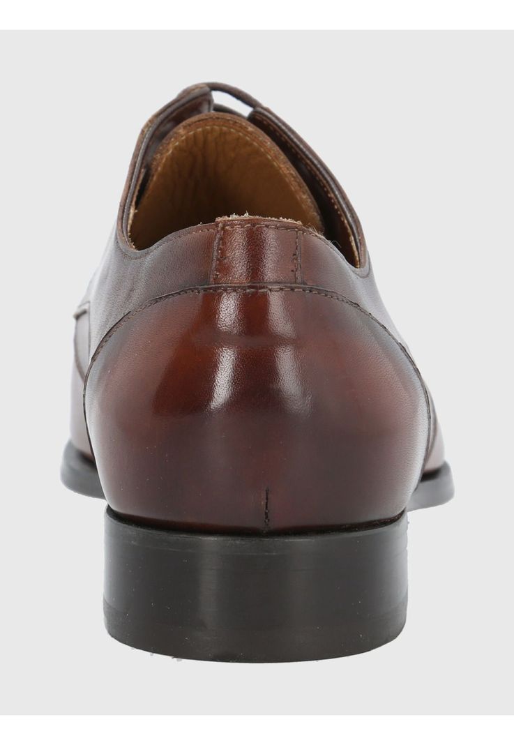 Zapato Cuero Café Hombre Messia -6