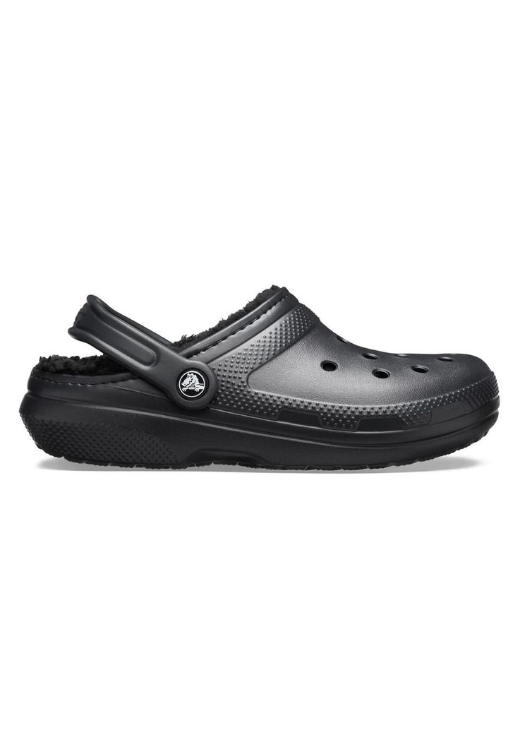 Zueco Crocs Hombre Classic Lined Clog Negro-0