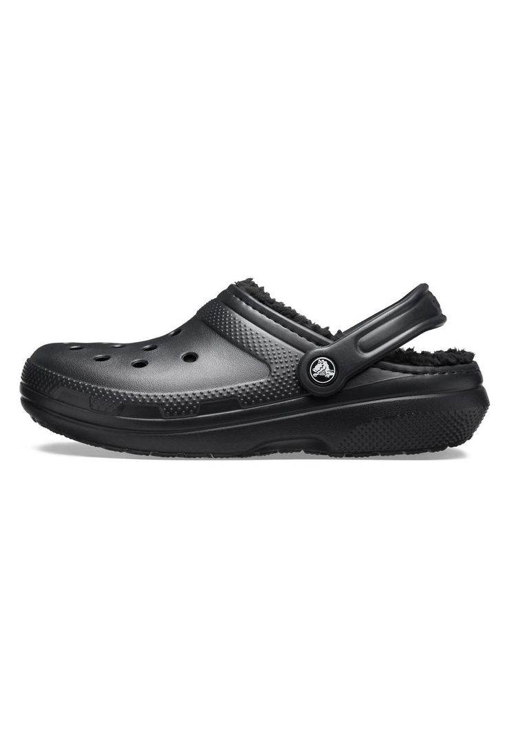 Zueco Crocs Hombre Classic Lined Clog Negro-1