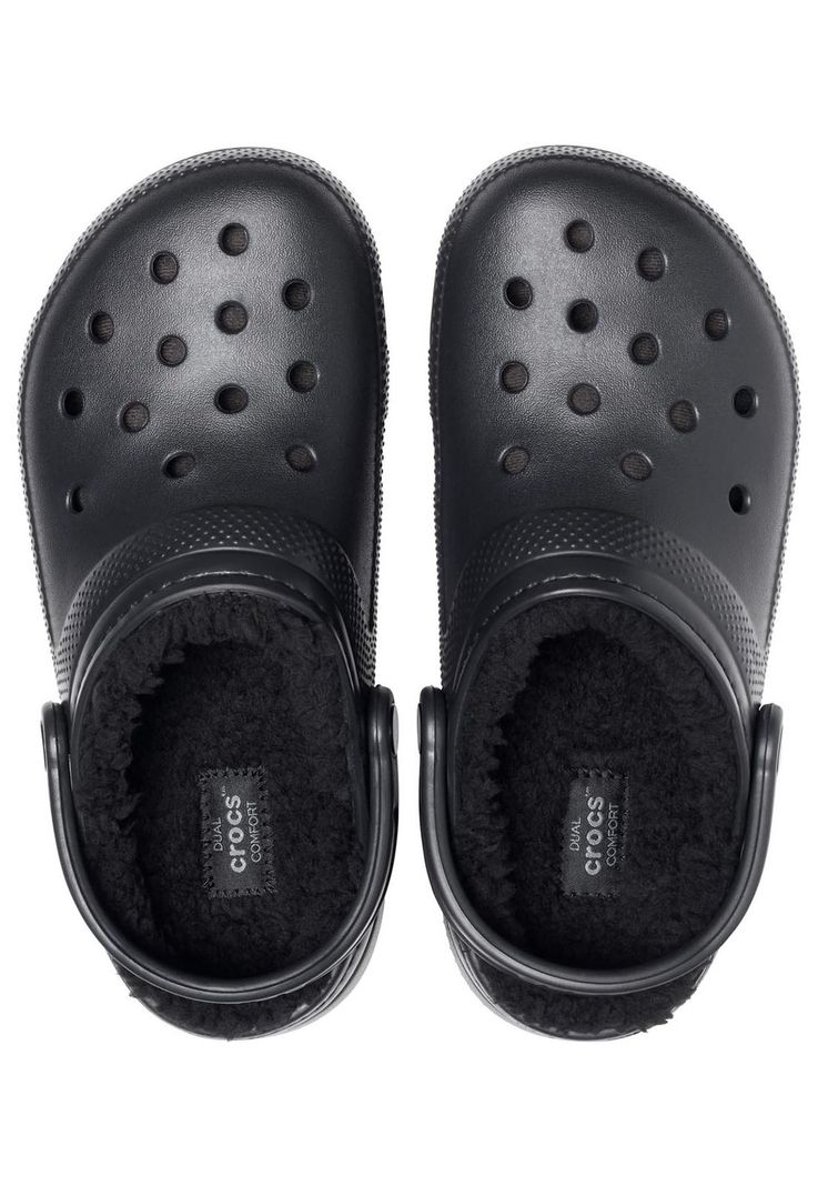Zueco Crocs Hombre Classic Lined Clog Negro-4