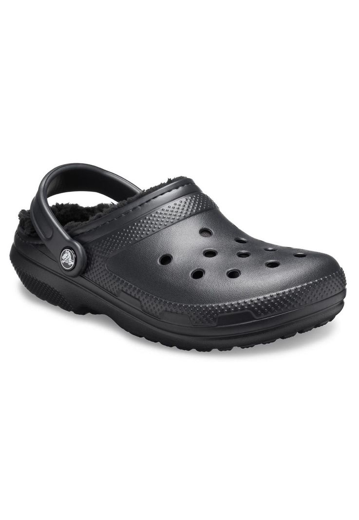 Zueco Crocs Hombre Classic Lined Clog Negro-6