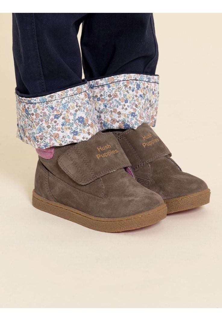 Botin Cuero Brunos Vl Niña Café-1