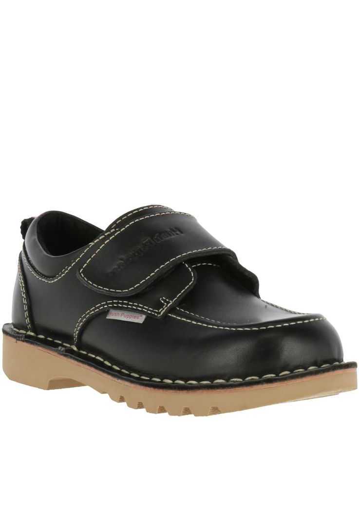 Zapato Niña Cuero Spring Velcro Ii Negro-0