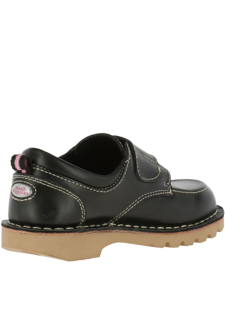 Zapato Niña Cuero Spring Velcro Ii Negro-4