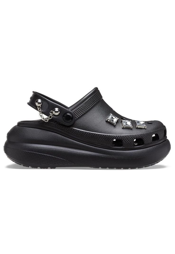 Zueco Mujer Crush Punk Clog Negro-0