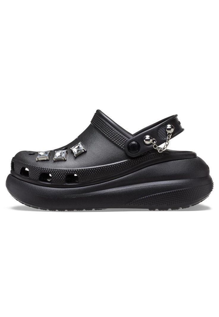 Zueco Mujer Crush Punk Clog Negro-1