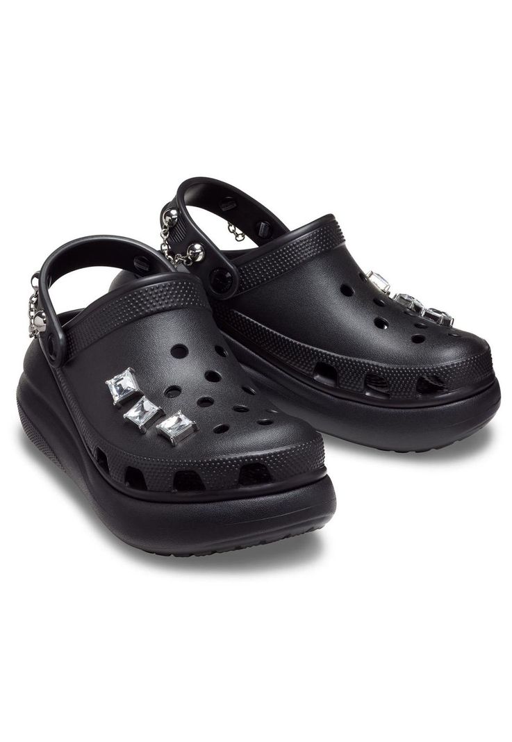 Zueco Mujer Crush Punk Clog Negro-3