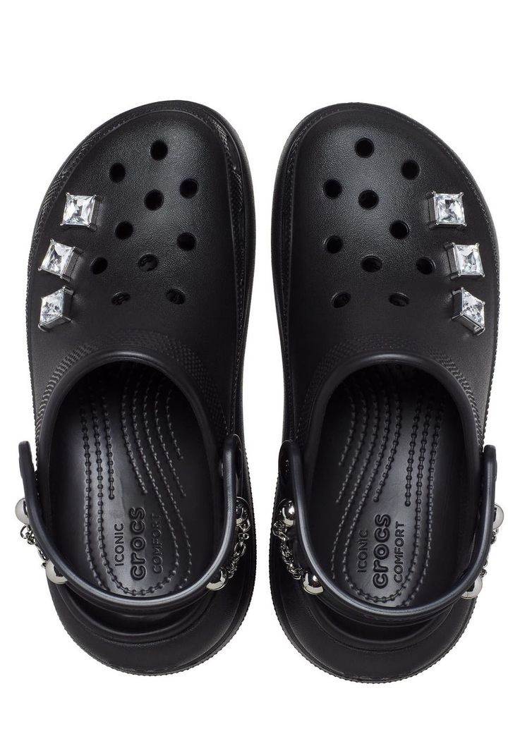 Zueco Mujer Crush Punk Clog Negro-4
