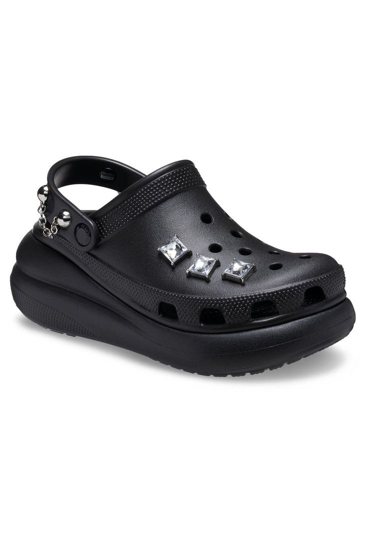 Zueco Mujer Crush Punk Clog Negro-6