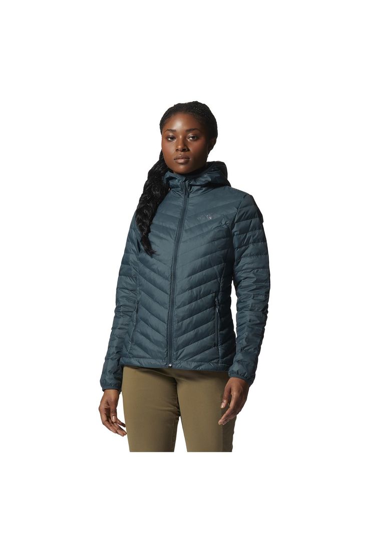 Parka Glen Alpine Down Petróleo Mujer-0