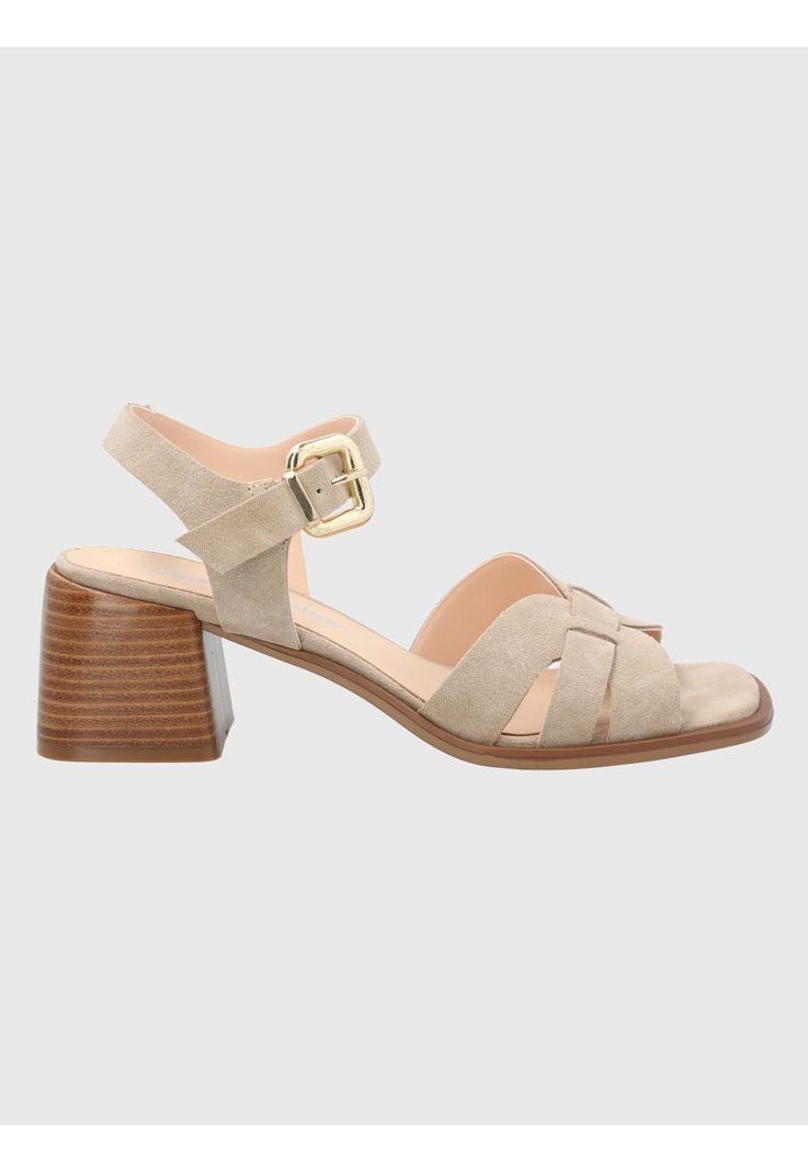 Sandalia Cuero Beige Mujer Pastore -1