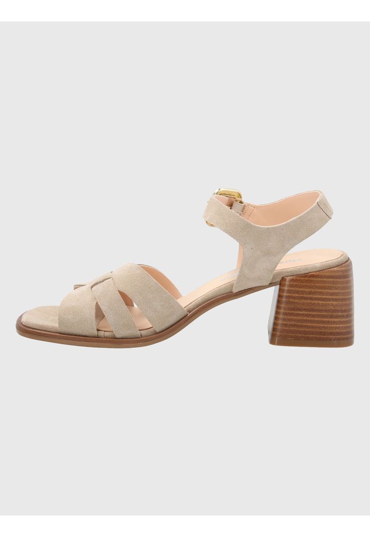 Sandalia Cuero Beige Mujer Pastore -4