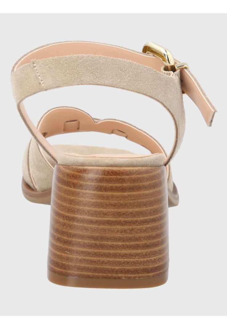 Sandalia Cuero Beige Mujer Pastore -5